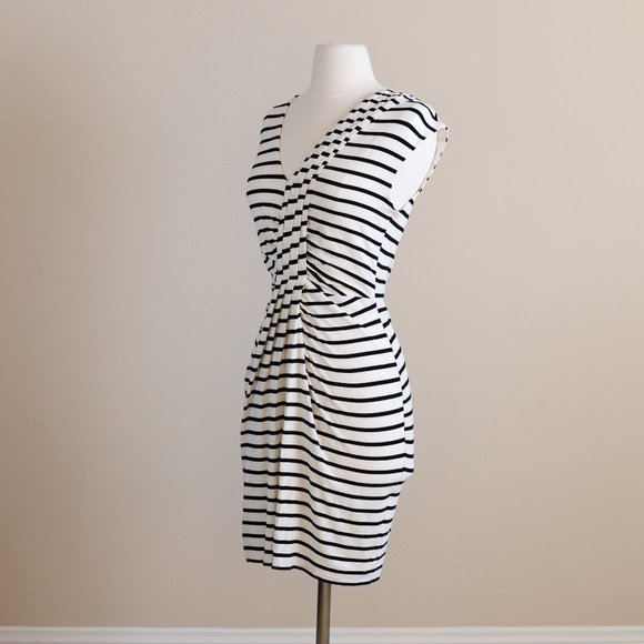 NWT Anthropologie Bailey 44 Stretchy Striped Body Con Dress - Picture 8 of 12